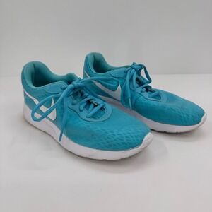 Nike Tanjun Women's Size 8 Blue Mesh Lightweight Running Shoes 833677-410